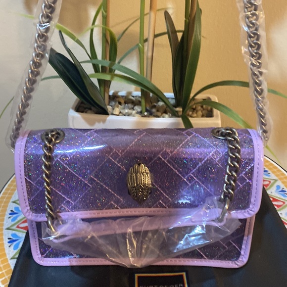 Kurt Geiger London Kensington Vinyl Shoulder Bag - Picture 8 of 13